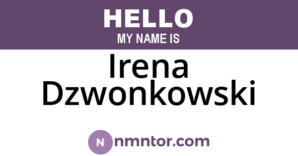 Irena Dzwonkowski