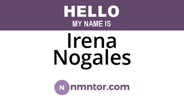 Irena Nogales