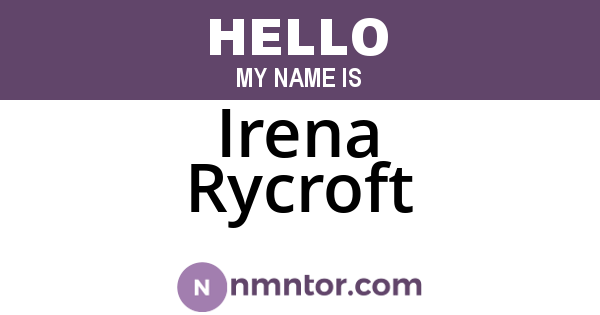 Irena Rycroft