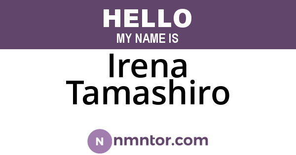 Irena Tamashiro