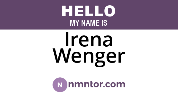 Irena Wenger