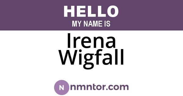 Irena Wigfall