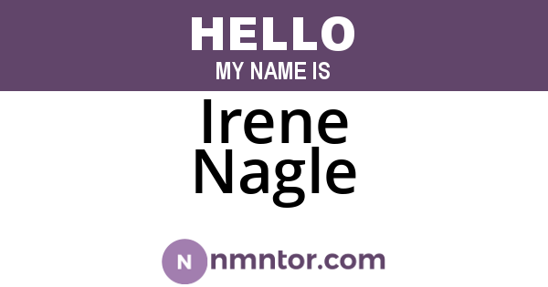 Irene Nagle