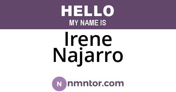 Irene Najarro