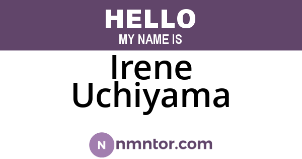 Irene Uchiyama