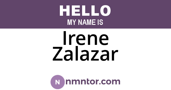 Irene Zalazar
