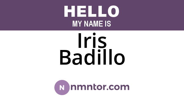Iris Badillo