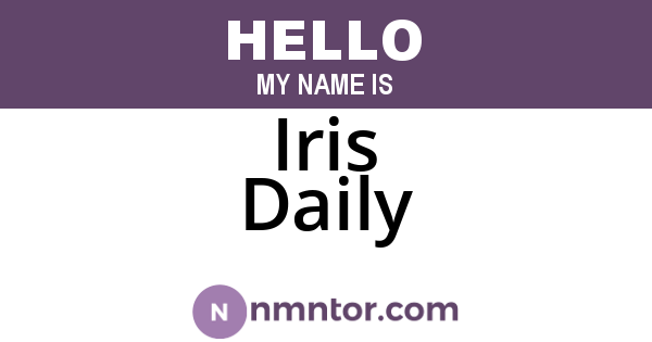 Iris Daily