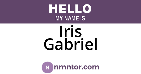 Iris Gabriel