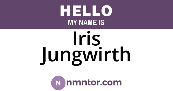 Iris Jungwirth