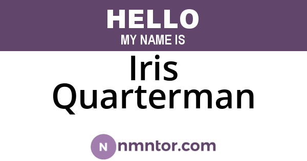 Iris Quarterman