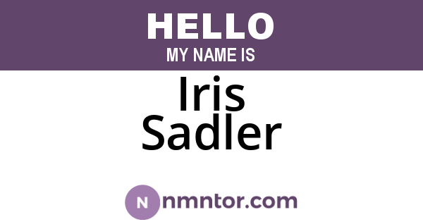 Iris Sadler