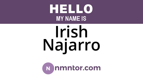 Irish Najarro