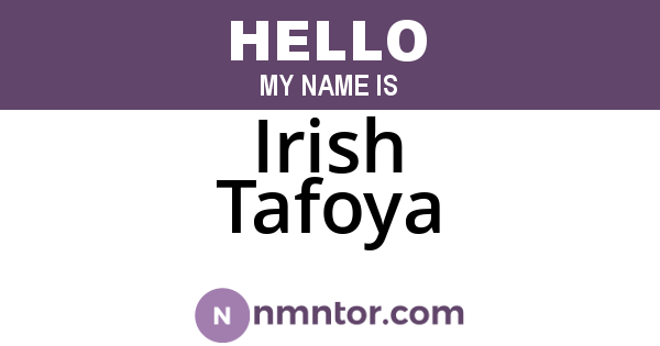 Irish Tafoya