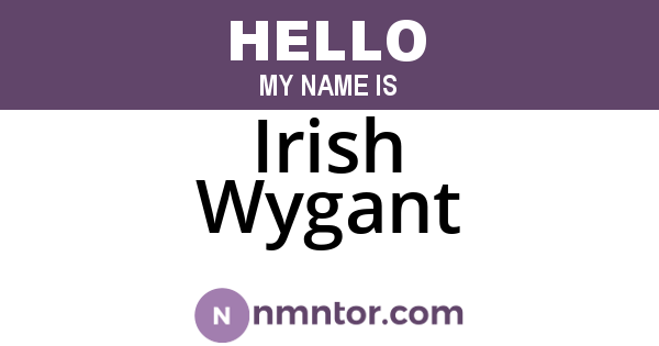 Irish Wygant