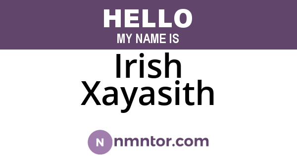 Irish Xayasith