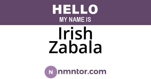 Irish Zabala