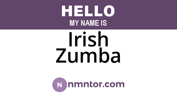 Irish Zumba
