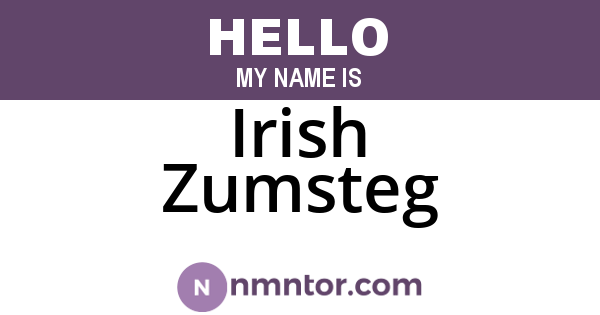 Irish Zumsteg
