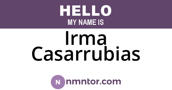 Irma Casarrubias