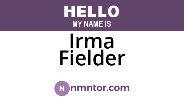 Irma Fielder
