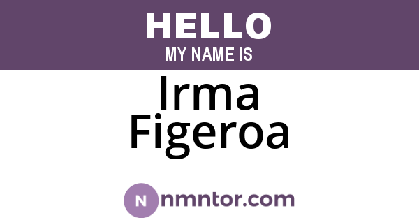 Irma Figeroa