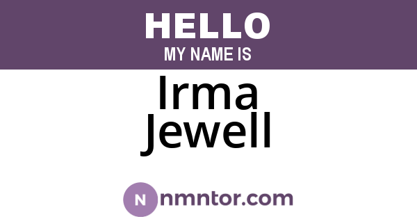 Irma Jewell