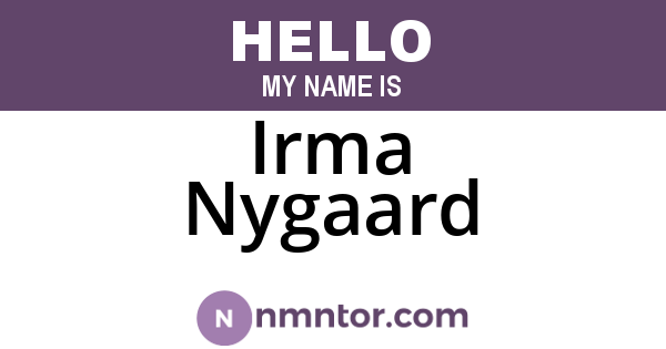 Irma Nygaard