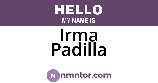 Irma Padilla