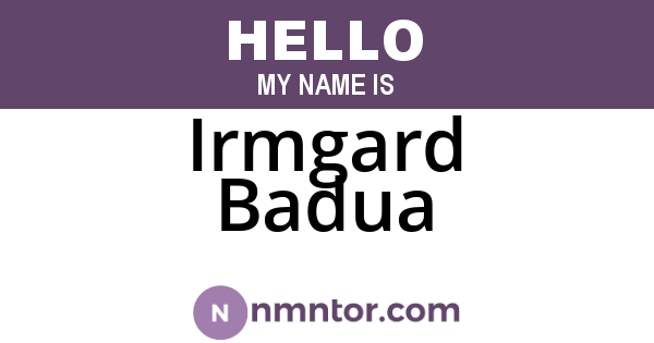 Irmgard Badua