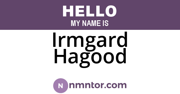 Irmgard Hagood