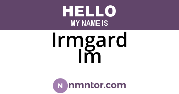 Irmgard Im