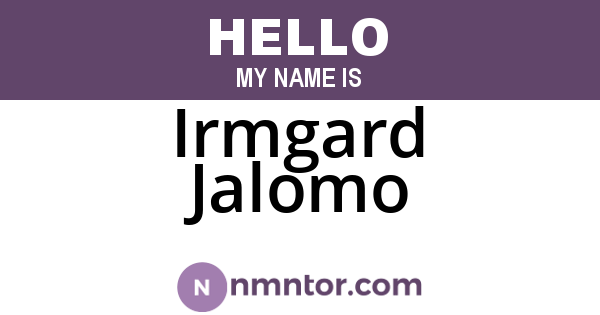 Irmgard Jalomo