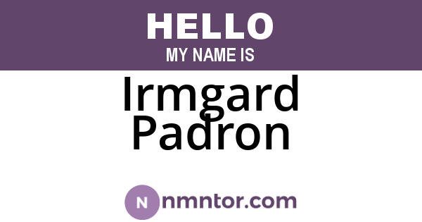 Irmgard Padron