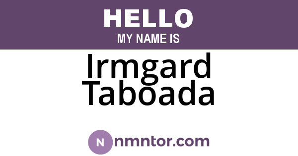 Irmgard Taboada