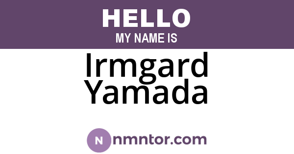 Irmgard Yamada