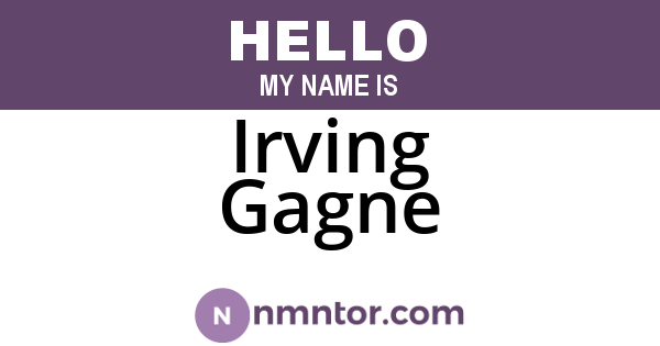 Irving Gagne