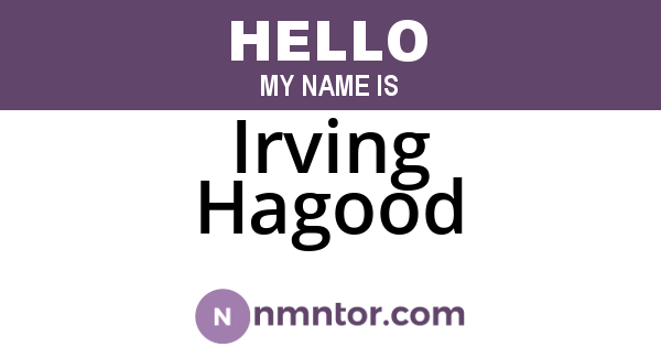 Irving Hagood