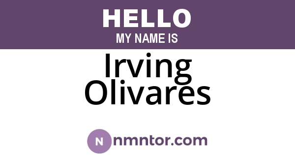 Irving Olivares