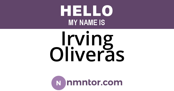 Irving Oliveras