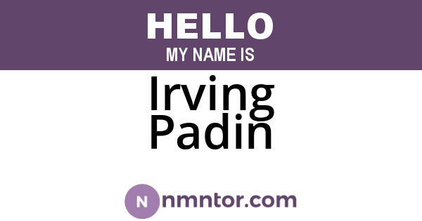 Irving Padin