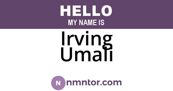 Irving Umali