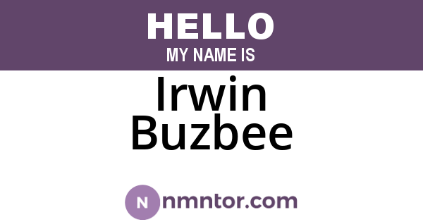 Irwin Buzbee