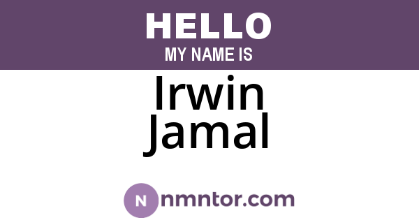 Irwin Jamal