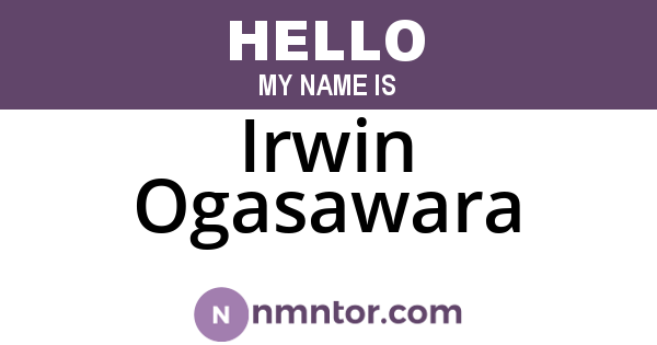 Irwin Ogasawara