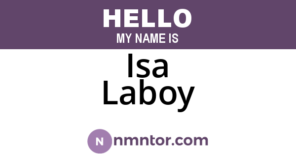 Isa Laboy