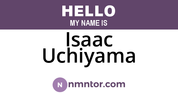 Isaac Uchiyama