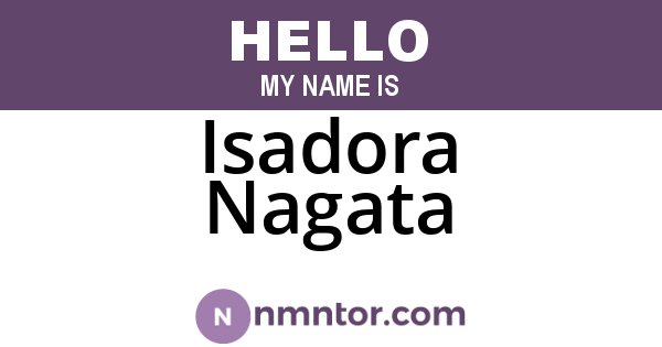 Isadora Nagata