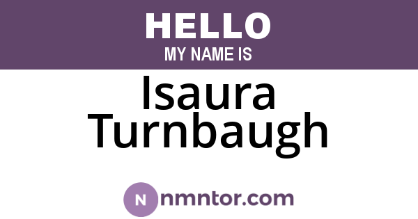 Isaura Turnbaugh