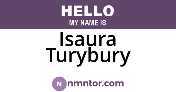 Isaura Turybury